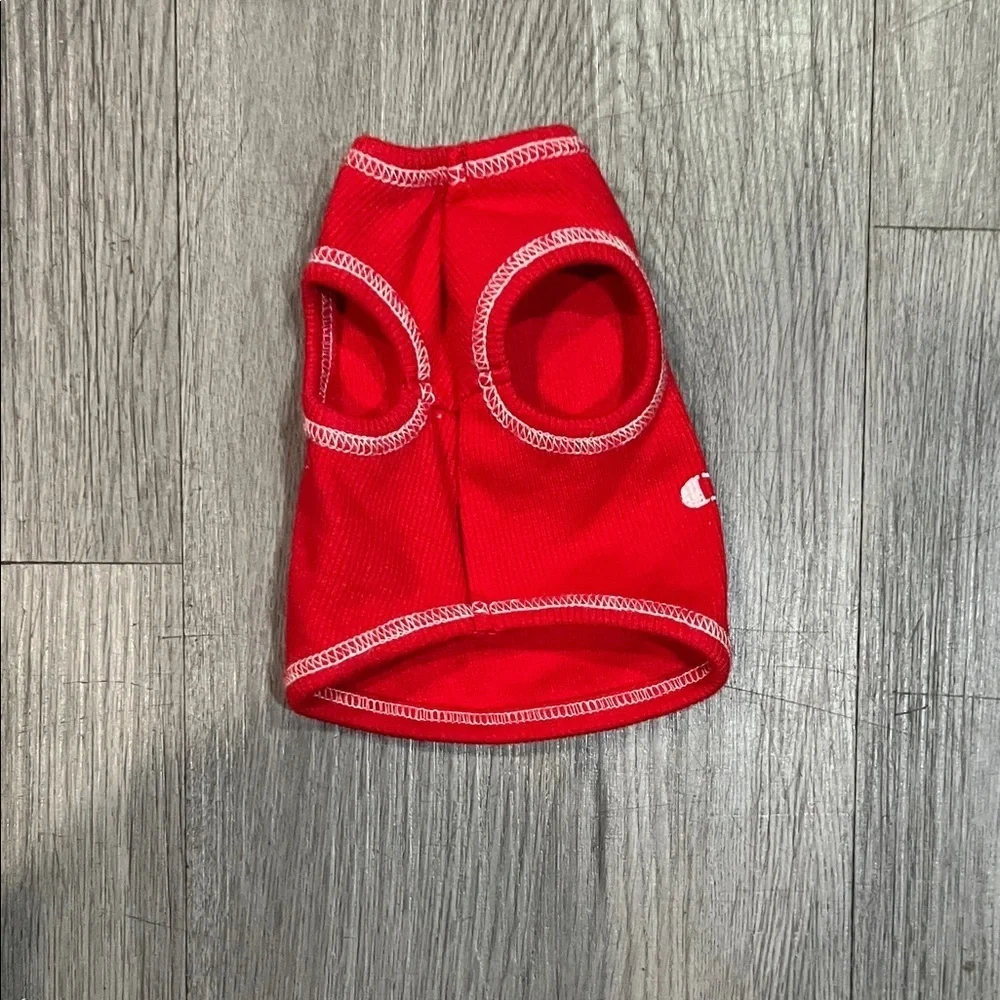 Red Christmas Dog tank